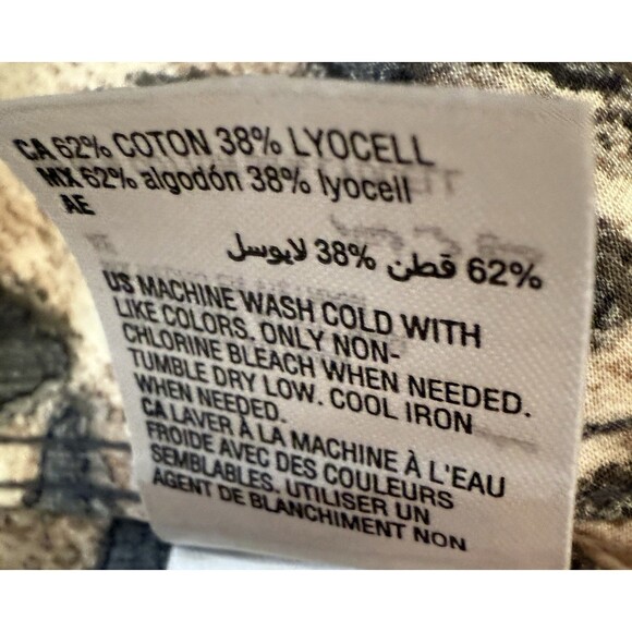 INC International Concepts Women’s Leopard Print Button Down Shirt S Long Sleeve - Picture 6 of 7